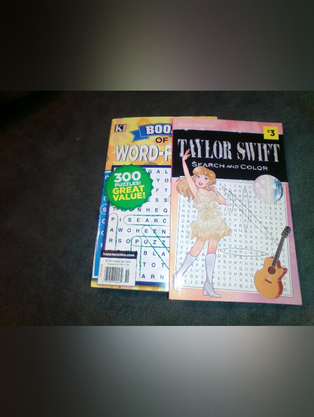 Bundle Taylor Swift Puzzle Book - Pink & Yellow Cover